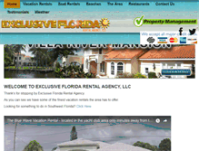 Tablet Screenshot of capecoralvacationvilla.com